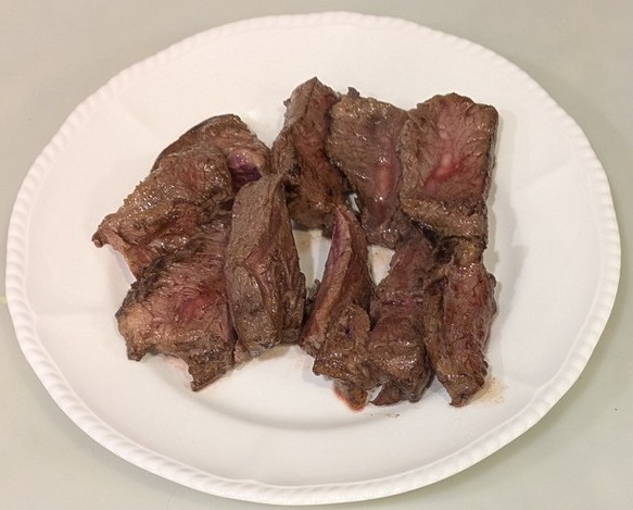 わっしゃんのリカバリー！ミディアム焼き牛ハラミステーキ